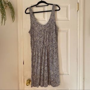 Tank top waist defined dress